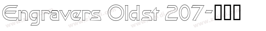 Engravers Oldst 207字体转换
